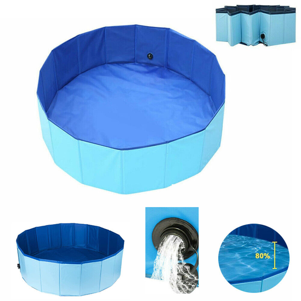 Fordable Paddling Pet Pool, 32 inches diameter*8 inches tall
