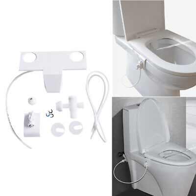 Unbranded Bathroom Toilet Bidet Fresh Water Spray Seat Attachment Bidets & Toilet Attachments Non-Electric Shattaf Kit