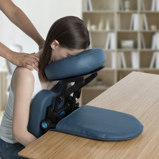 Earthlite Travelmate - Ultra-Portable Face Down Tabletop Massage System perfect for Vitrectomy Recovery & On-The-Go Massage 63135