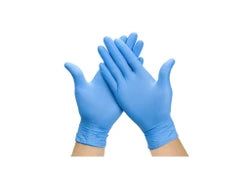 Zeus 100Pcs Disposable Nitrile Working Hand Protection Gloves - Blue