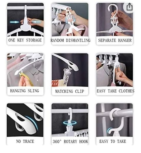 8-in-1 Magic Clothes Hangers