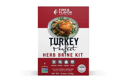 Fire & Flavor Turkey Perfect Herb Brining Kit