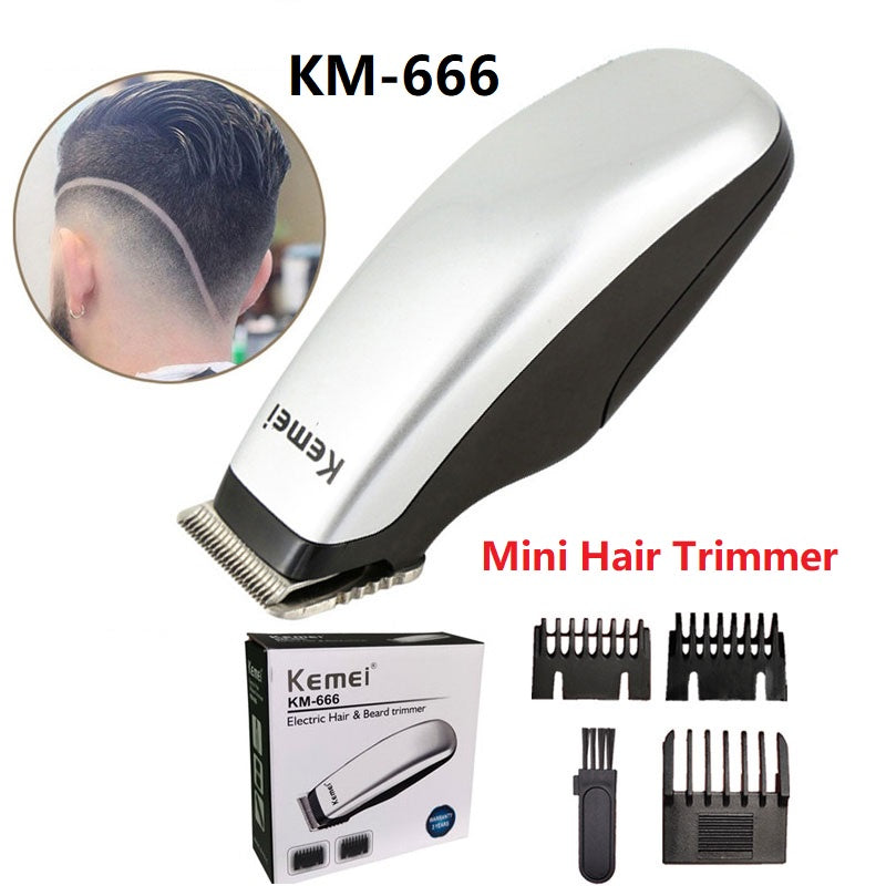 Kemei Electric Hair Clipper Mini Hair Trimmer Cutting Machin