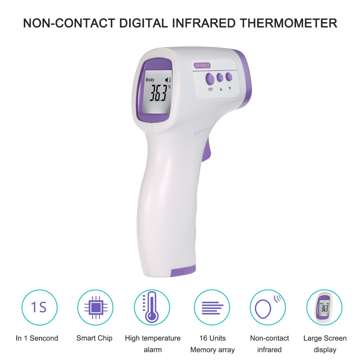 Anself Infrared Non-Contact Digital Thermometer
