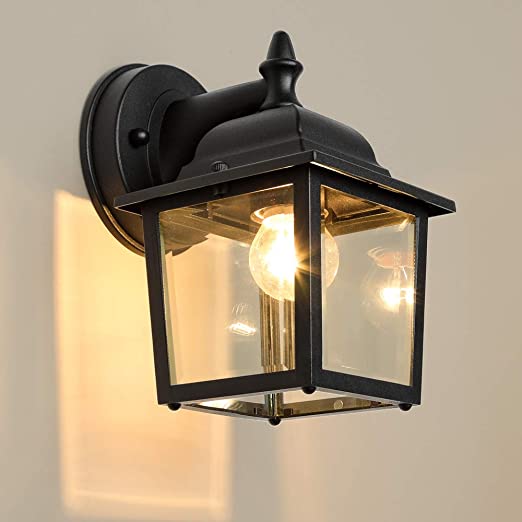 LPINYE Porch Light Exterior Wall Light Simple Modern Lantern