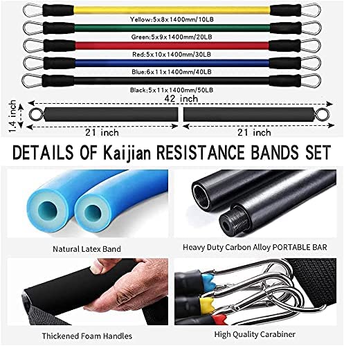 Kaijian Resistance Bands Set