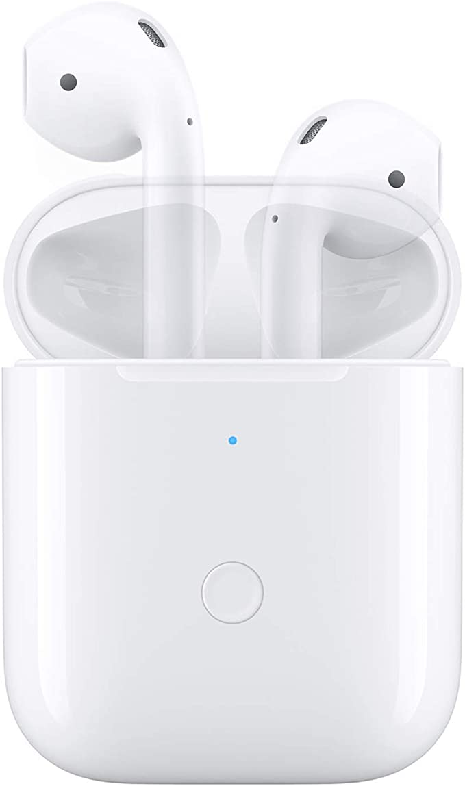 Wireless Airpods Charging Case with Bluetooth Pairing Sync Button