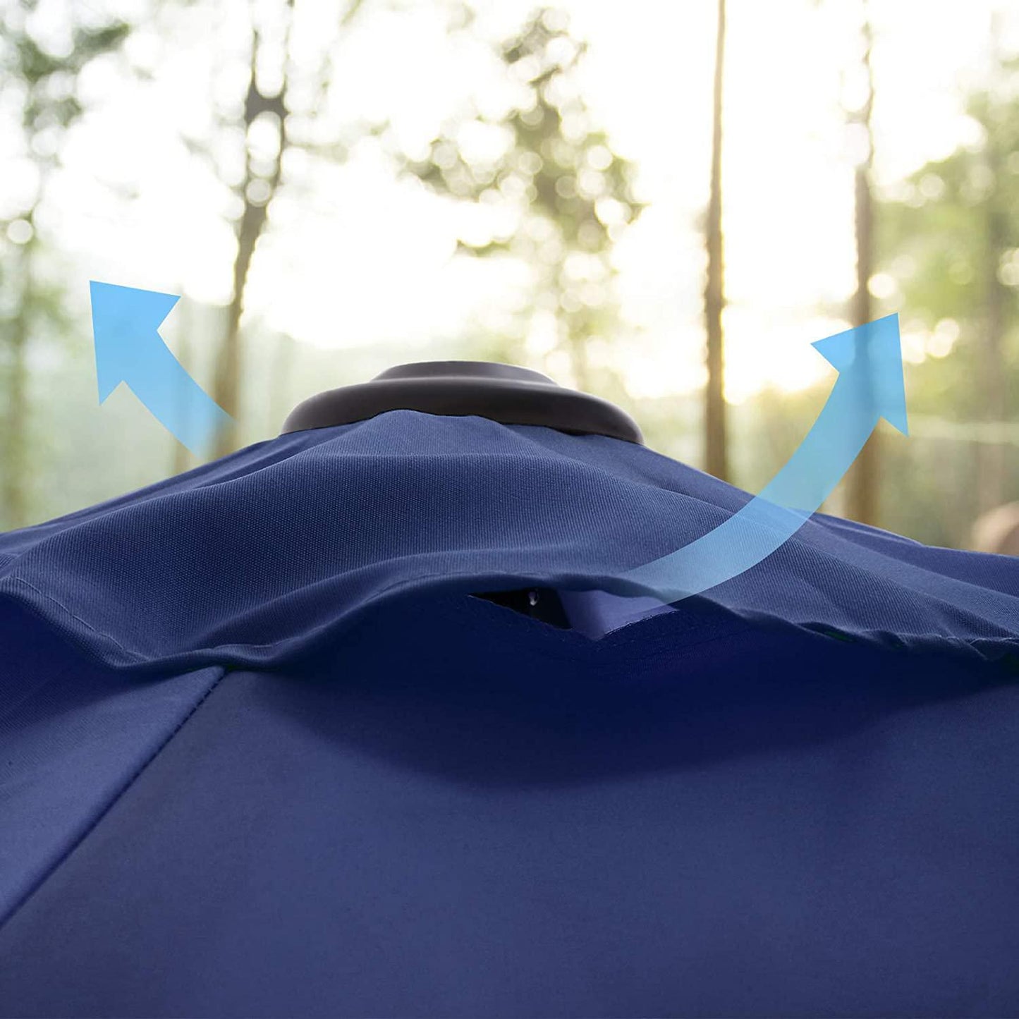 9.8x6.6ft 6 Ribs Umbrella Replacement Canopy
