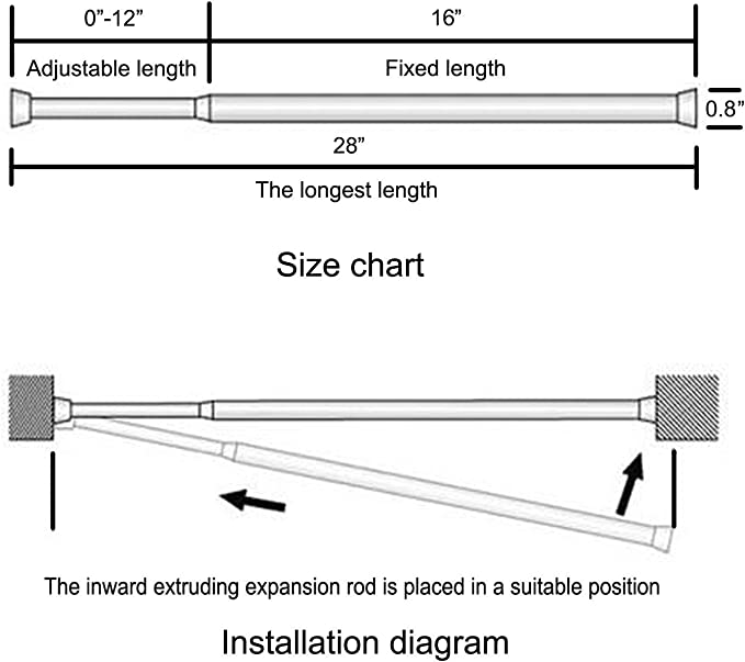 Tension Rod WindBreath 16" by 28"