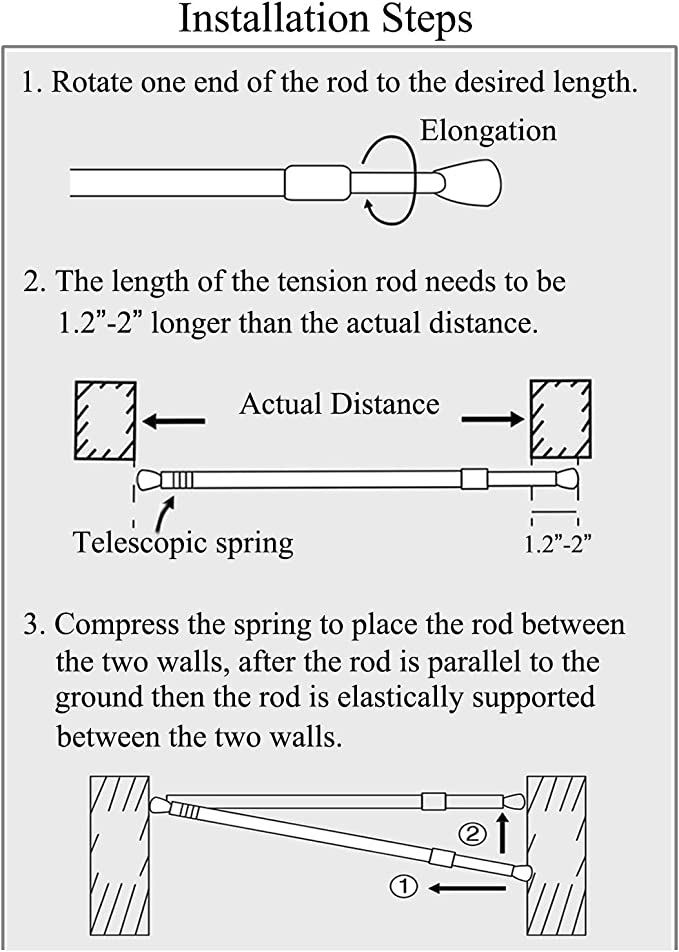 Tension Rod WindBreath 16" by 28"