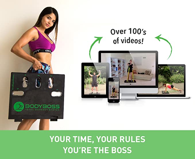 BodyBoss 2.0 - Full Portable Home Gym Workout Package + Resistance Bands