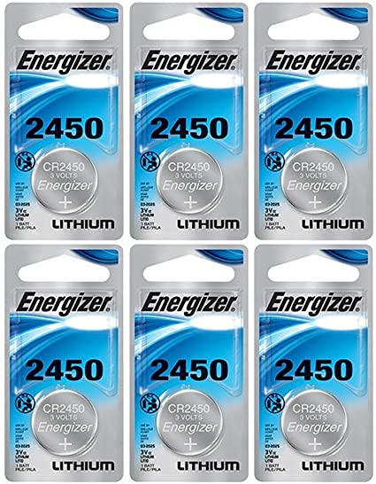 6 pack ENERGIZER CR 2450 LITHIUM BATTERY