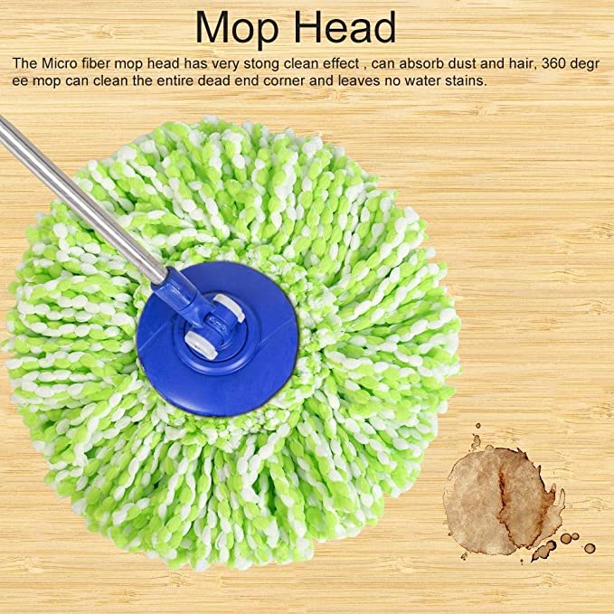 Spin Mop Head Refills Microfiber Round