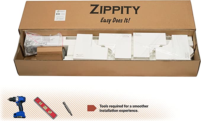 Zippity Newport Vinyl Picket Fence Gate 36 Inches Flat Picket