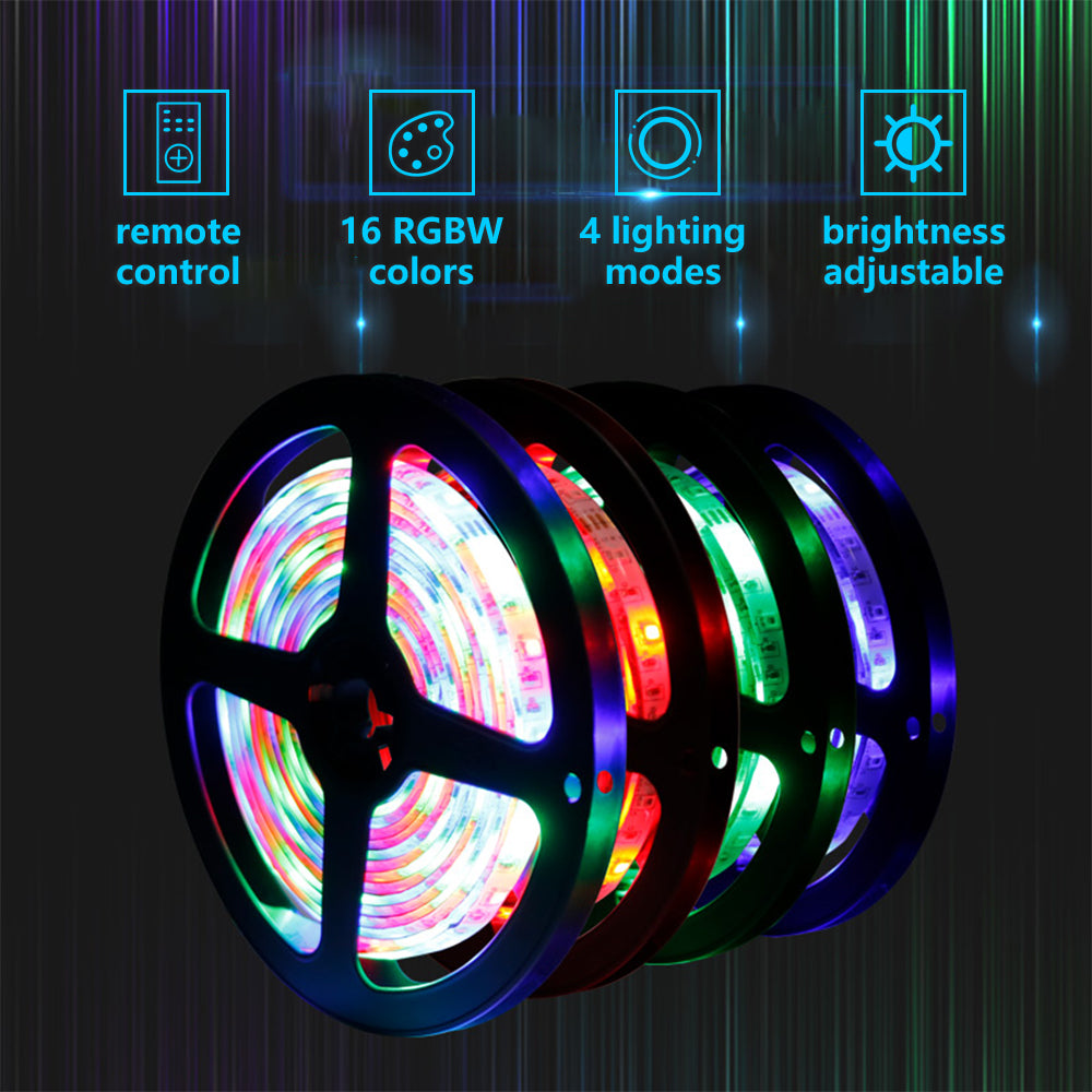 5M RGB 5050 Waterproof LED Strip Light, 1 bobbin