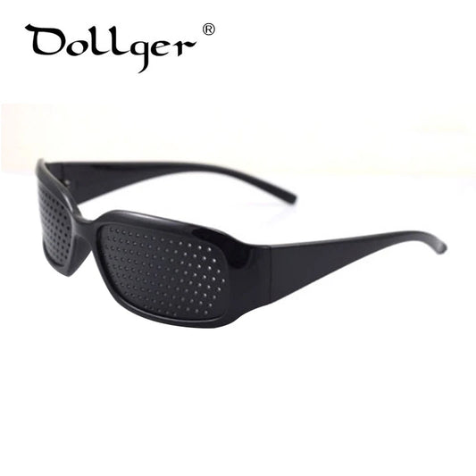 Dollger Women Men Anti-fatigue Vision Black Care Pin Hole Microporous Glasses Eye Exercise