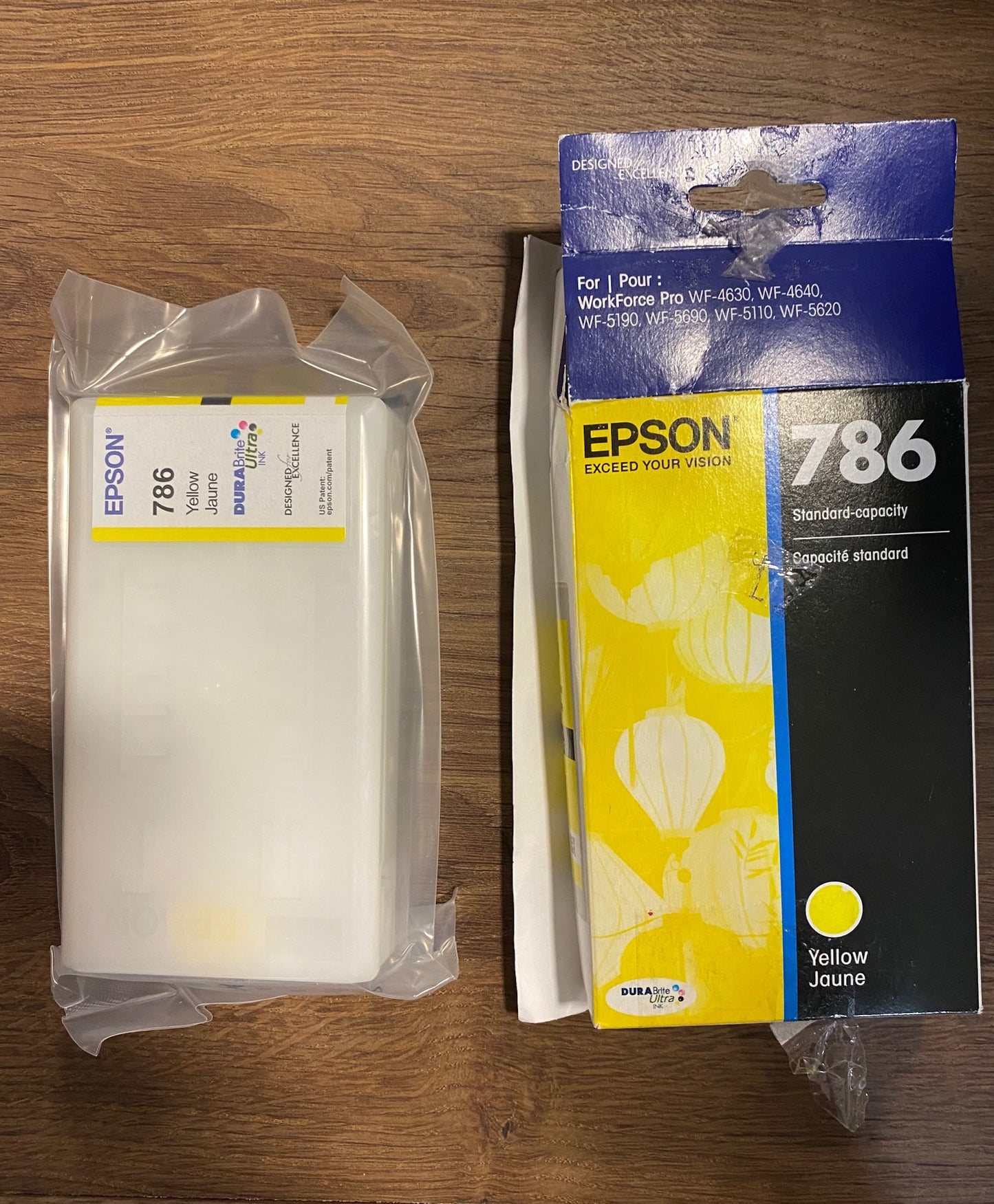 Epson 786 DURABrite Ultra Standard Capacity Ink Cartridge, Yellow