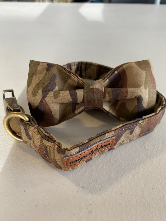 Unique Style Paws Bowtie Dog Collar and Cat Collar Handemade