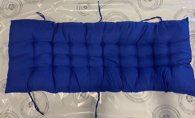 Patio Lounger Bench Cushion, blue