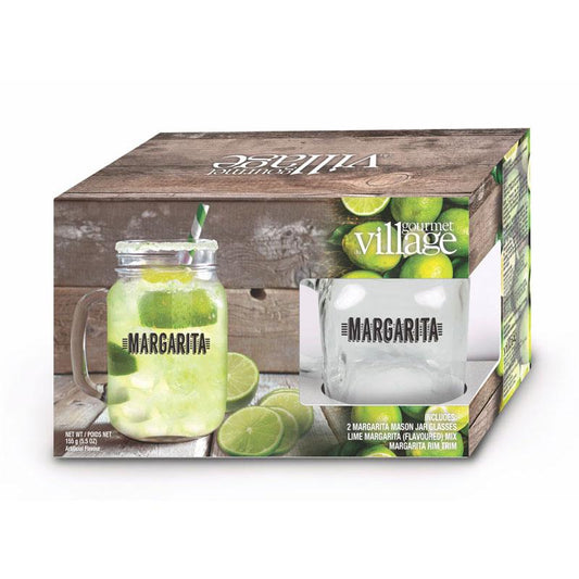 Gourmet du Village - Gift Set - Margarita Mix & Glasses / Sangria Mix and Glasses