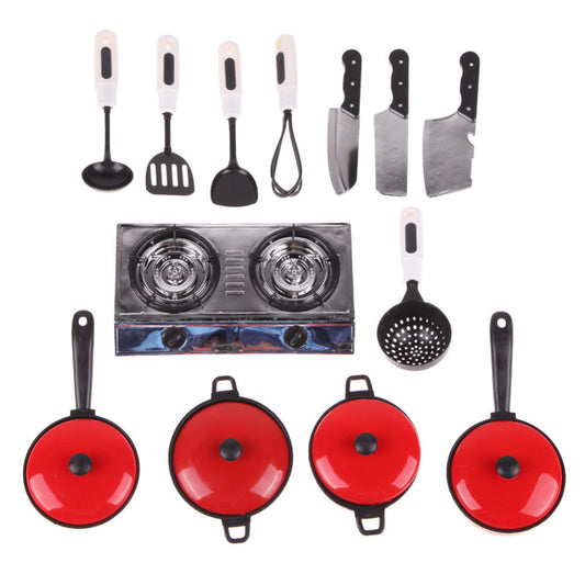 13Pcs Children Simulation Pots and Pans Kitchen Utensils