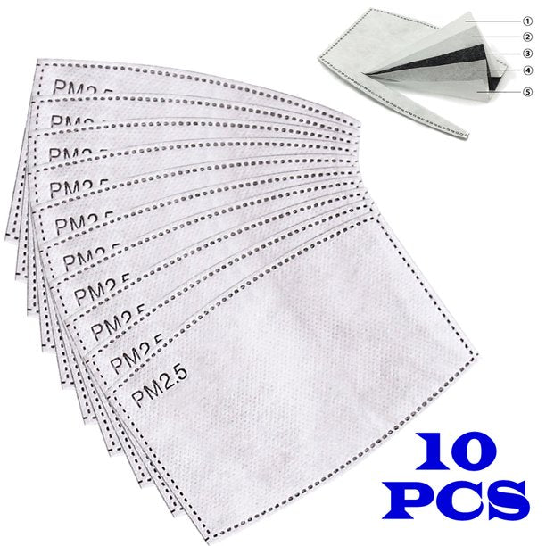 10 Pack Mask Filters