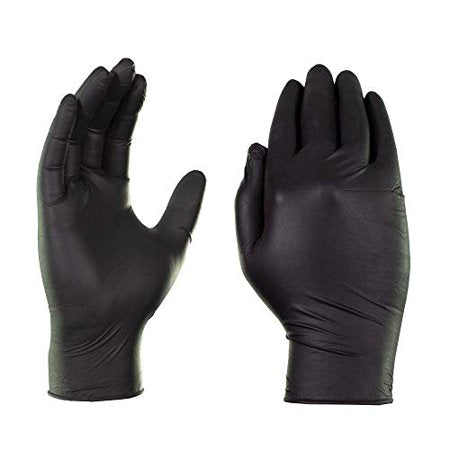 Nitrile gloves 100s, black