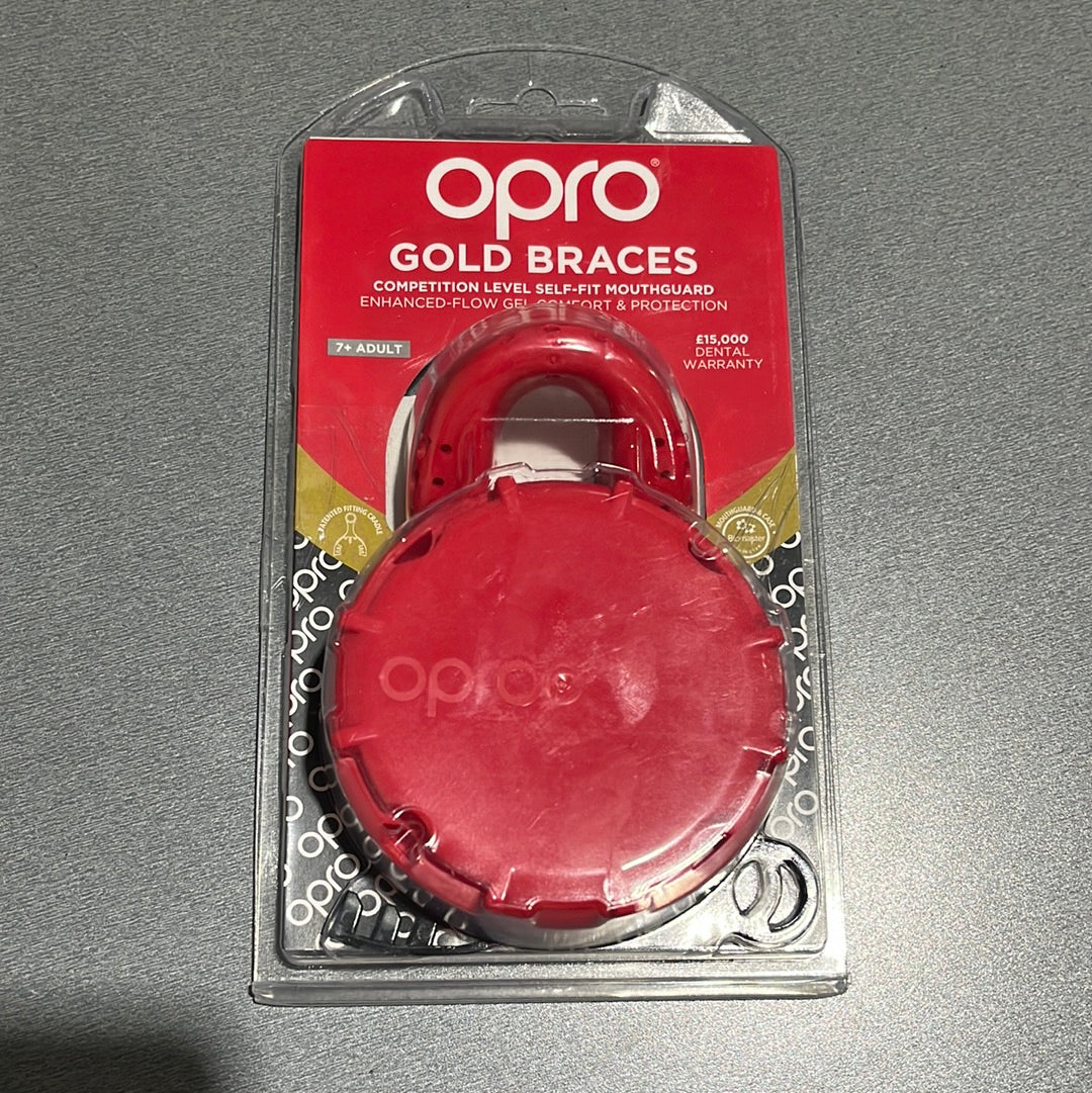 OPRO Gold Level Mouthguard for Braces